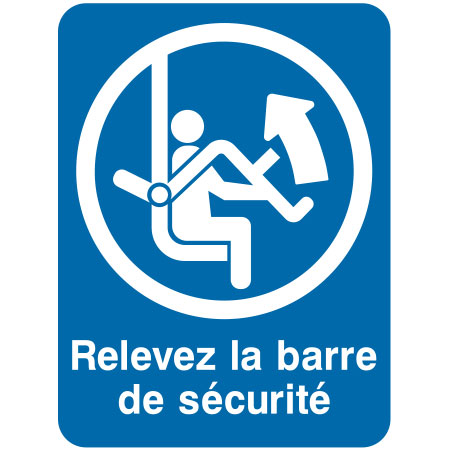 Z06 FR Relevez la barre de sécurité 18" x 24"