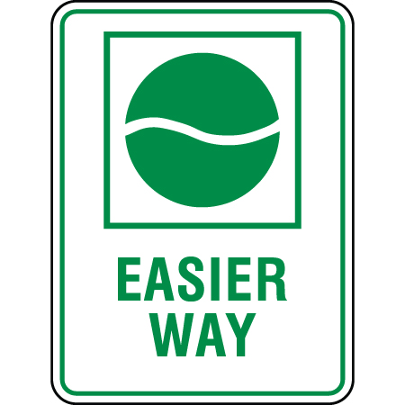 B150 Easier Way 18" x 24" Aluminum