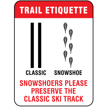 W212 Trail Etiquette 18" x 24"