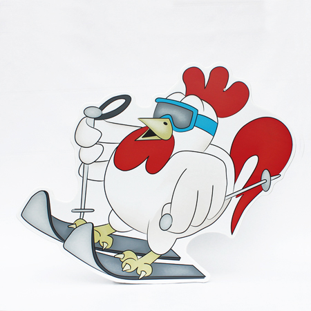 Character Cutouts on Crezon 2 foot tall