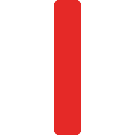 D73 Blank - Red Rectangle Disc 4" x 20"