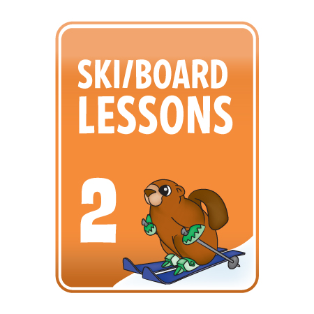 KS23 Ski/Board Lessons 2 with Character 18" x 24"