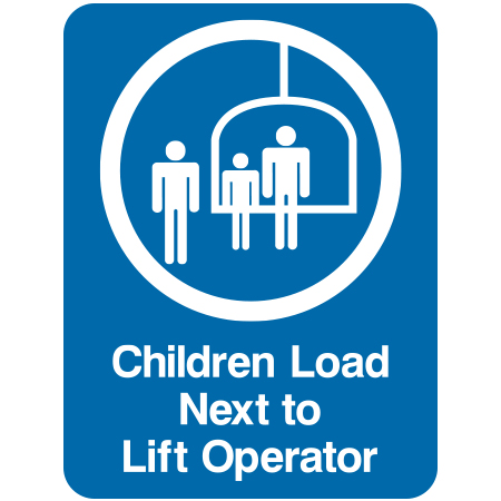 L127 Children Load Next to Lift Operator 18" x 24"