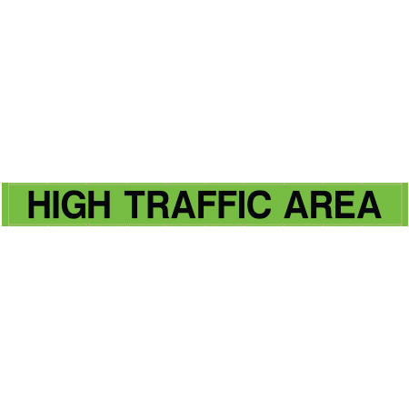 BL15 High Traffic Area - Hi Vis Green Banner Oversized 21' x 30"