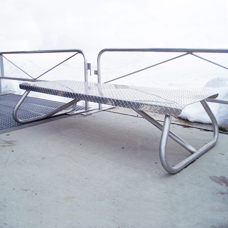 Aluminum Bench 5 foot Standard