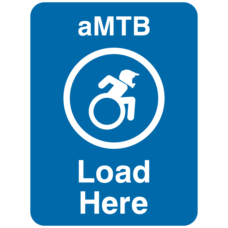 L140 aMTB Load Here 18" x 24" Aluminum