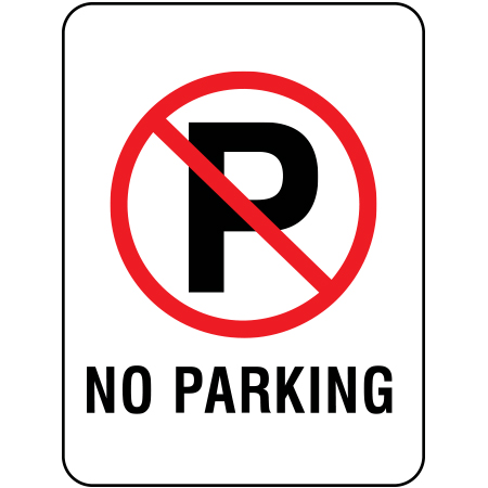 S118 No Parking 18" x 24"