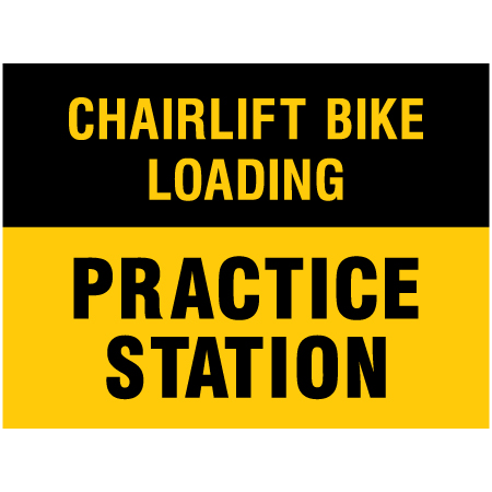 B626 Chairlift Bike Loading - Practice Station