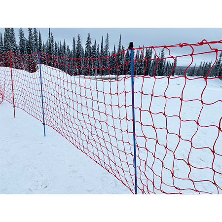 New Pop Fence Red with Poles