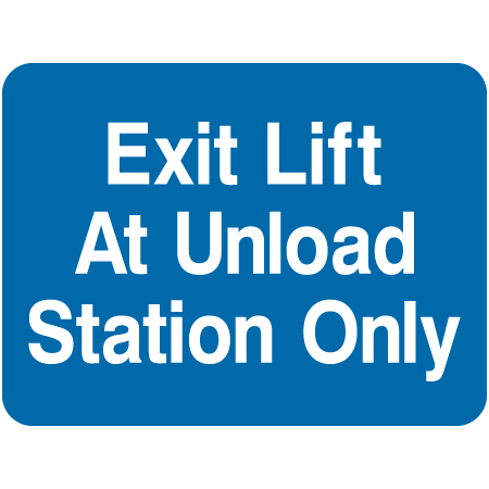 L315 Exit Lift at Unload Only 24" x 18"