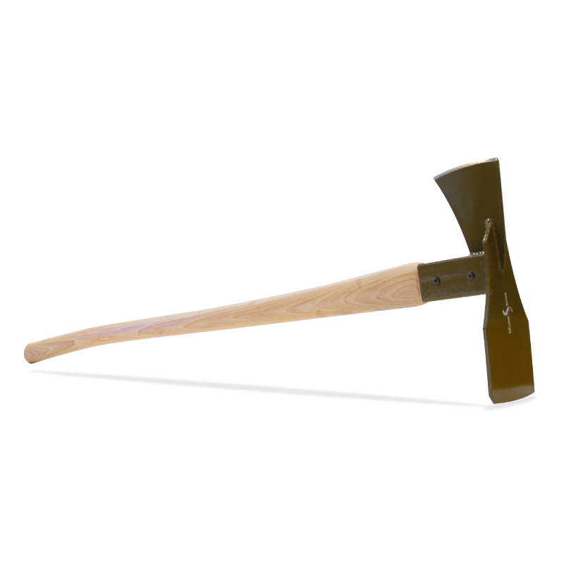 Raven Lightweight Pulaski by Shapeshifter Tool Co. - 39" Hickory Curved Handle