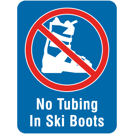 L609 No Tubing in Ski Boots 18" x 24"