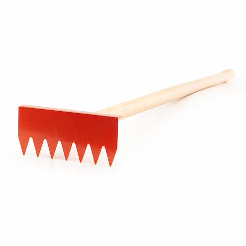 Cougar Lightweight Rake by Shapeshifter Tool Co. - 55" Round Ash Handle