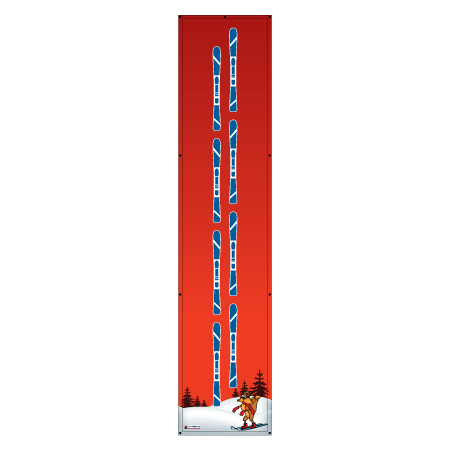 Ski Learning Mat, Straight Step 4' x 18'