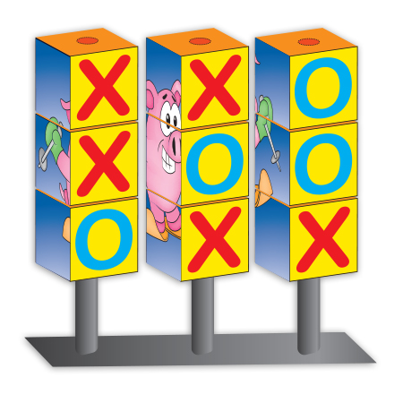 Tic-Tac-Toe Foam Blocks