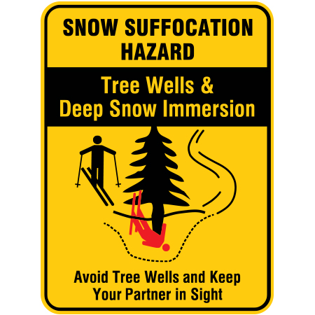 H137 Snow Suffocation Hazard 18" x 24"