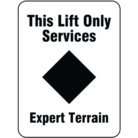 L117 This Lift Only Services Expert Terrain 18" x 24"