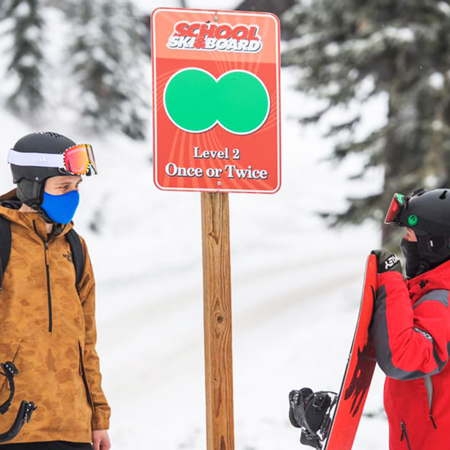Custom Kid's Ski School Signs 18" x 24"