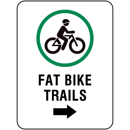 W273 Fat Bike Trails Left or Right 18" x 24"