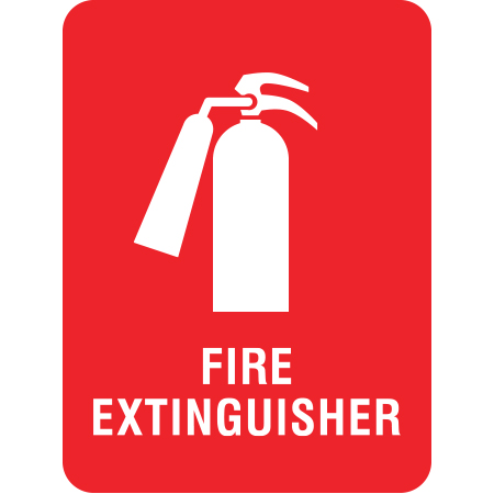 S210 Fire Extinguisher 18" x 24"