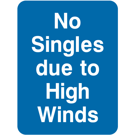 L128 No Singles due to High Winds 18" x 24"