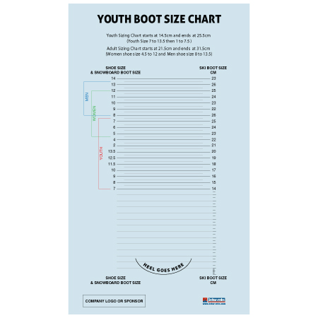 Boot Size Chart - Handout