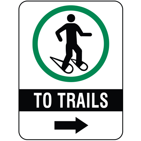 W201 To Trails Left or Right 18" x 24"