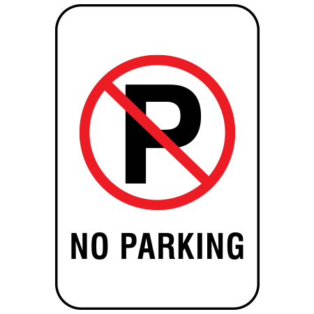 S118 No Parking 12" x 18"