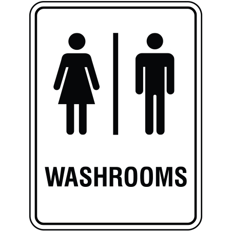 S129 Washrooms 18" x 24"