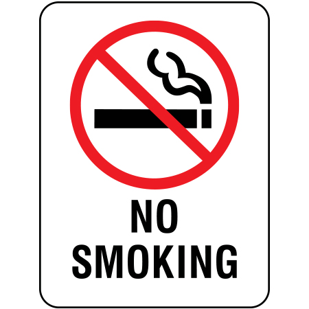 S203 No Smoking 18" x 24"
