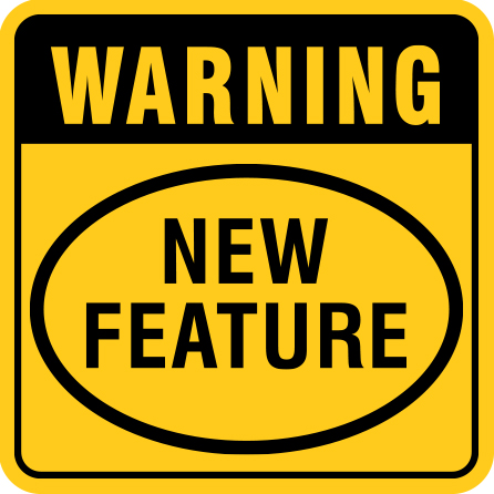 B429 Warning - New Feature 18" x 18" Aluminum