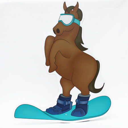 Character Cutouts on Crezon 8 foot tall