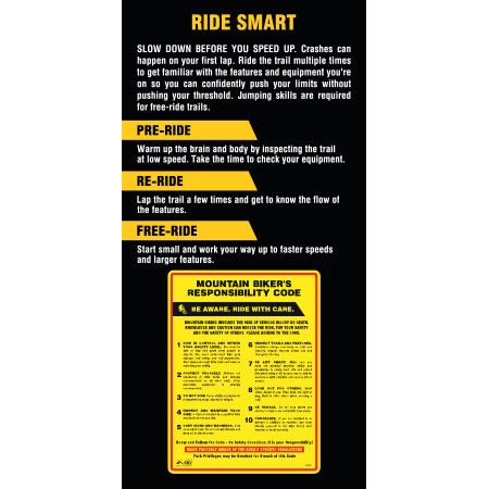 B881 Ride Smart with Mountain Biker's Responsibility Code