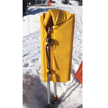Sectional Hydrant Pads with Lid - 4' x 4' (18"/12"/18") x 2" Closed Cell Foam