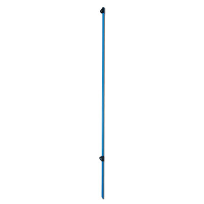 Fiberglass Poles with Hooks Bright Blue 65" Tall