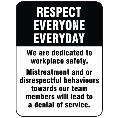 S428 Respect Everyone Everyday 18" x 24"