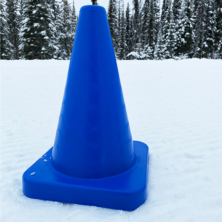 Traffic Cones - EVA Plastic 12" Blue