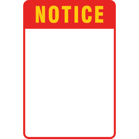L111 Dry Erase Notice Board 24" x 36"