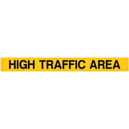 BL15 High Traffic Area - Yellow Banner Oversized 21' x 30"