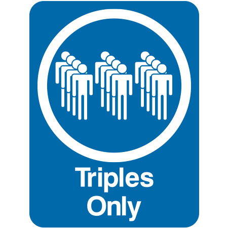 L123 Triples Only 18" x 24"
