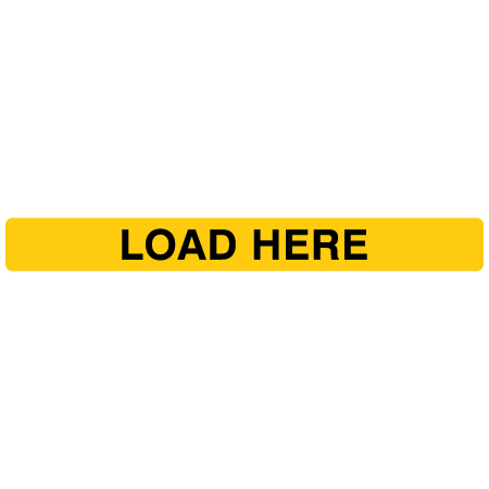 A31 Load Here - Horizontal 36" x 4"