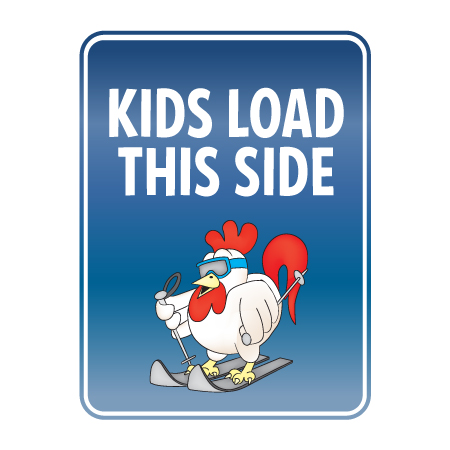 KS26 Kids Load This Side with Character 18" x 24"