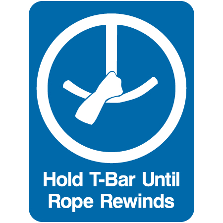 L400 Hold T-Bar Until Rope Rewinds 18" x 24"