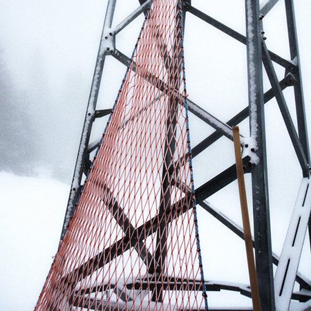 Triangular Lift Tower Netting.. Click to expand image