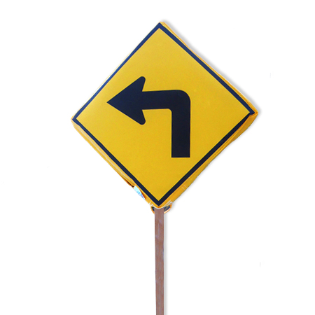 Kids Foam Traffic Signs - Sharp Turn.. Click to expand image