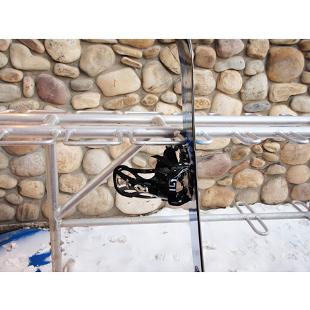 Aluminum 10' Standard Ski Rack.. Click to expand image