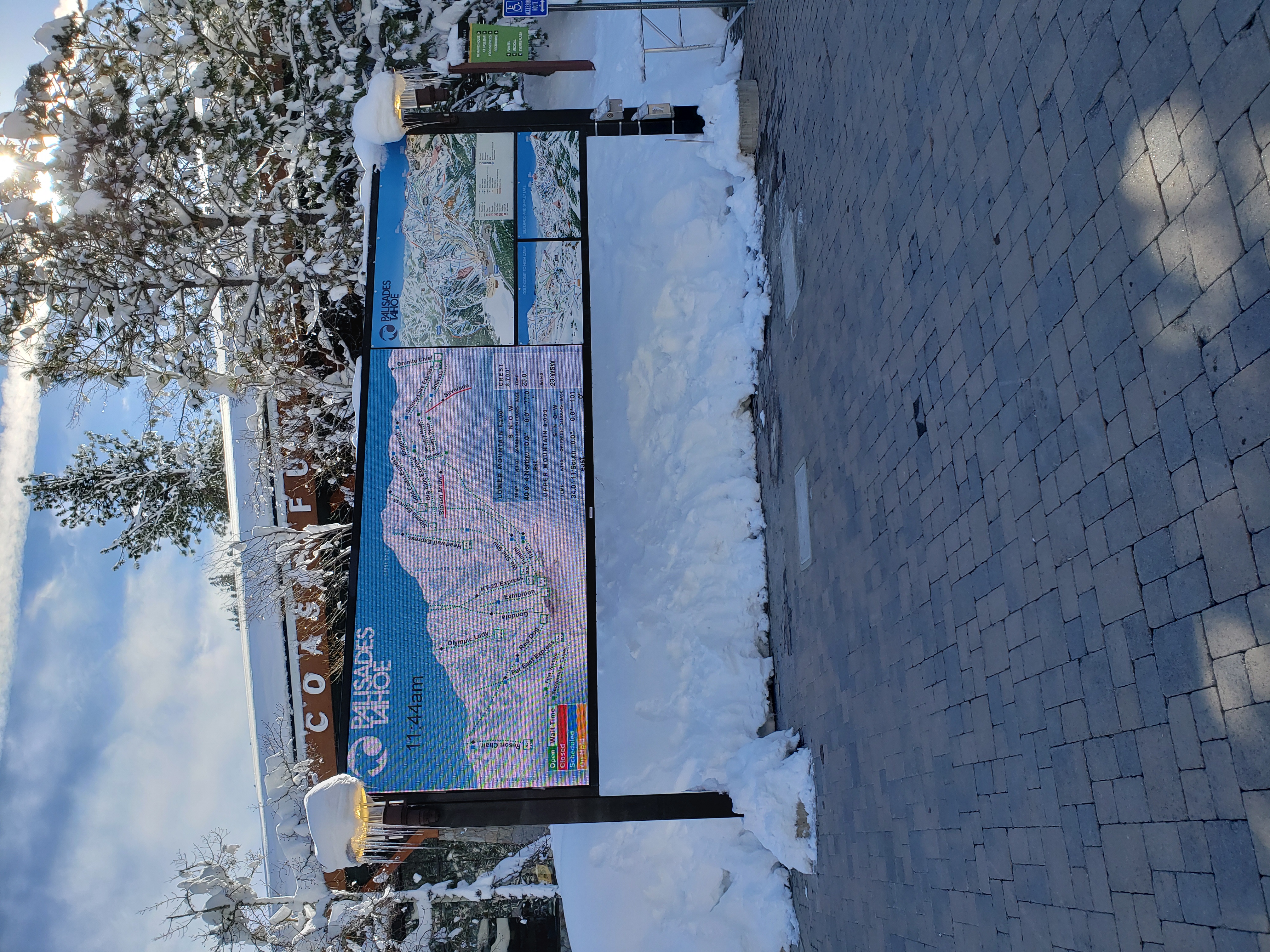 Digital Signage by Inter-Mtn. at Palisades Tahoe. Click to expand image