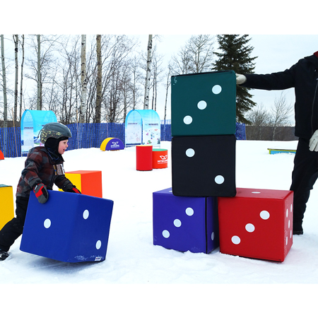 Kids Foam Square Block Dice 18" X 18" Standard.. Click to expand image