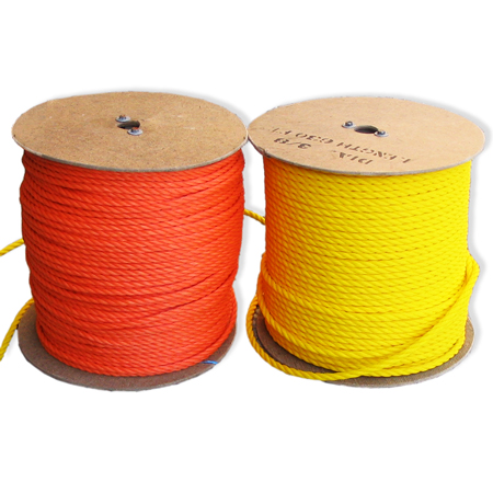 Polypropylene Rope - 3 Strand - Orange.. Click to expand image