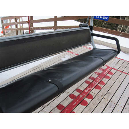 Quad - Chair Seat Padding with Cutouts - Closed Cell Foam.. Click to expand image